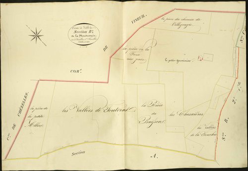 Villers-les-Ormes - Section B1, dite de la Moudusserie.