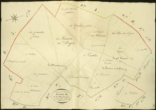 Villers-les-Ormes - Section B2, dite de la Moudusserie.