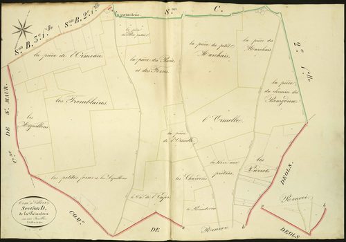 Villers-les-Ormes - Section D, dite de la Patauterie.