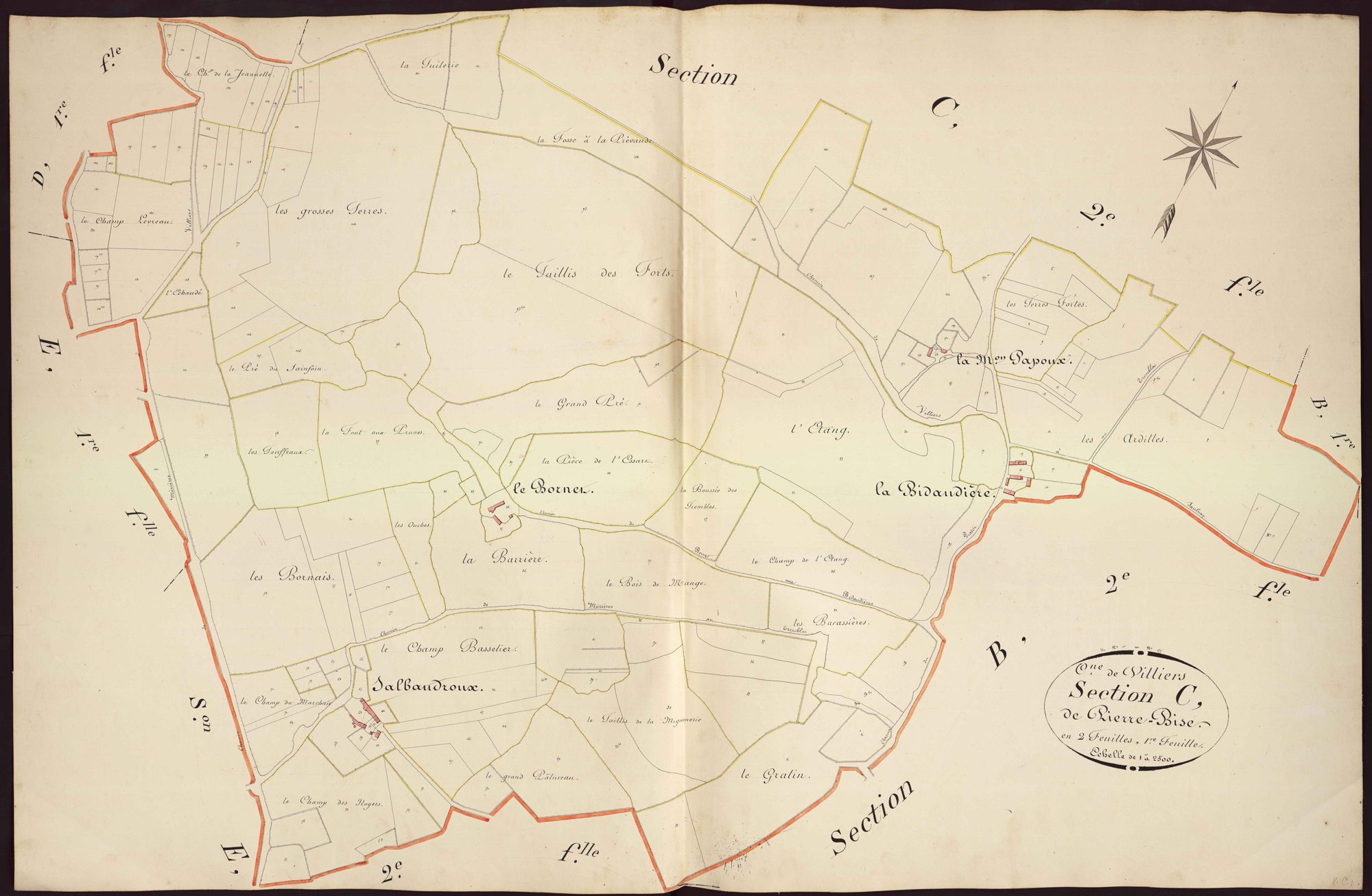 Villiers - Section C1, dite de Pierre-Bise.