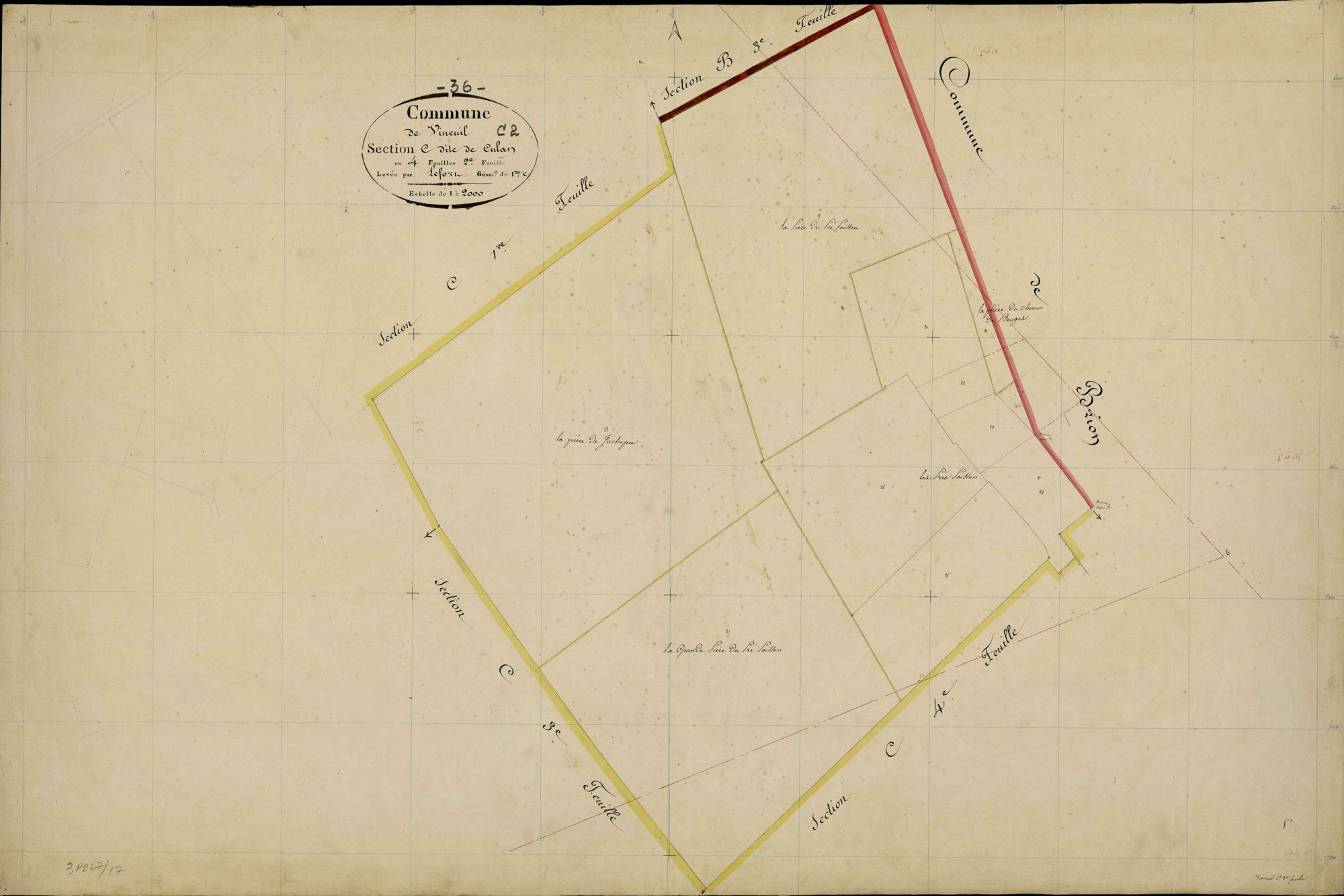 Vineuil - Section C2, dite de Culan.
