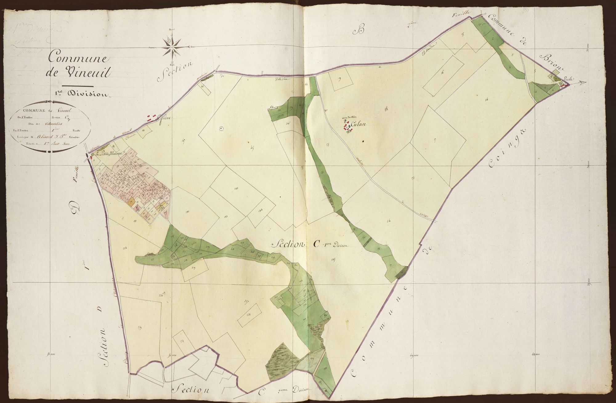 Vineuil - Section C1, dite des Villemartins.
