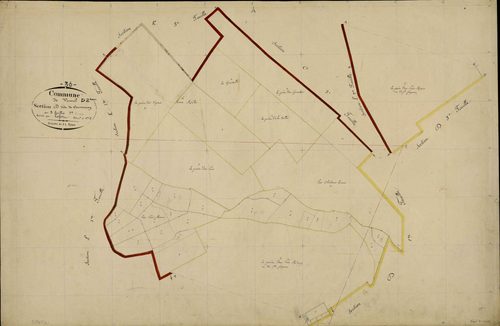 Vineuil - Section D2, dite de Courcenay.