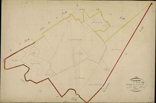 Vineuil - Section D3, dite de Courcenay.