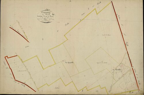 Vineuil - Section H2, dite du Bourg.