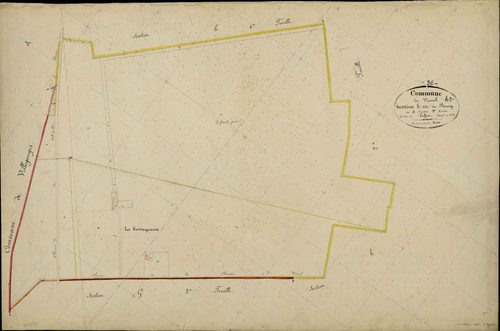 Vineuil - Section H3, dite du Bourg.