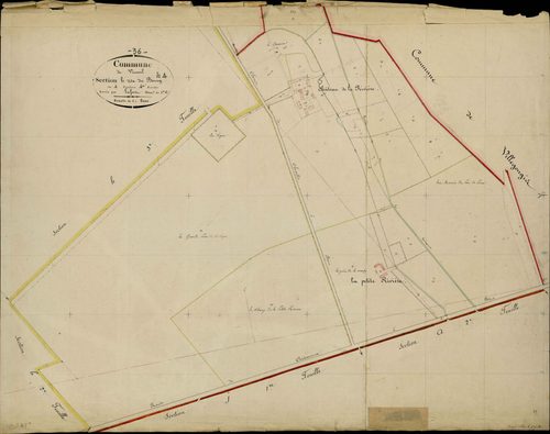 Vineuil - Section H4, dite du Bourg.