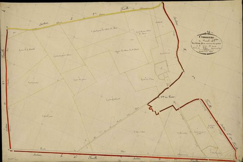 Vineuil - Section J1, dite des Terres des Portes.