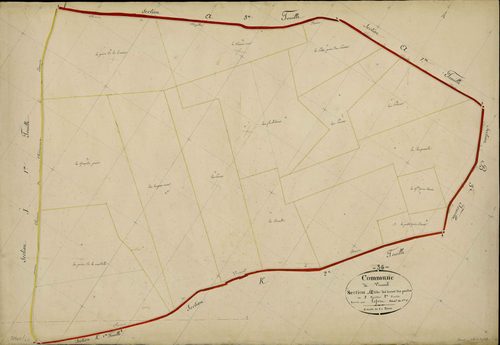 Vineuil - Section J2, dite des Terres des Portes.