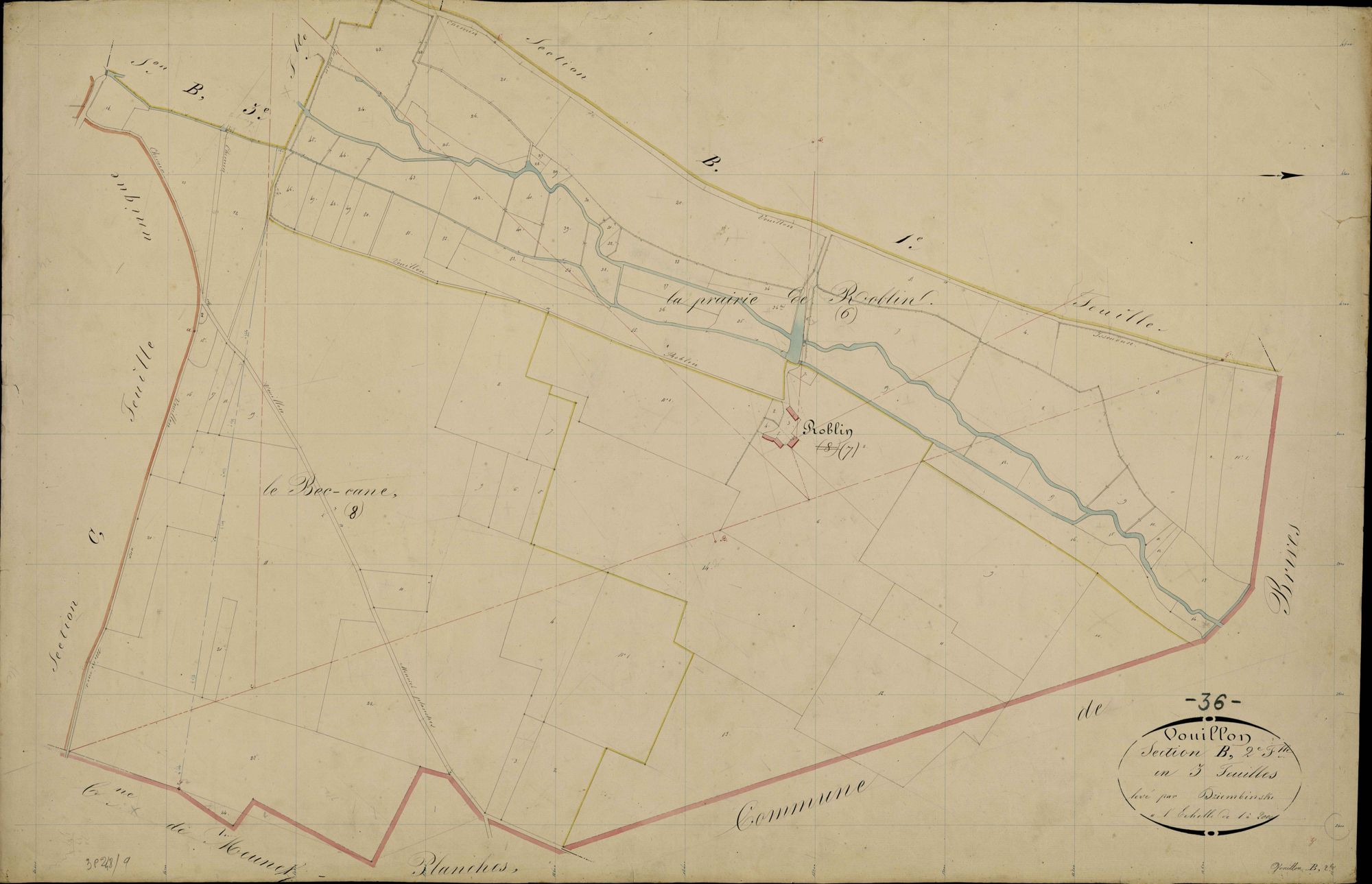 Vouillon - Section B2, [dite du Bourg].