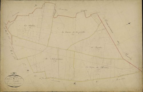 Vouillon - Section B1, [dite du Bourg].