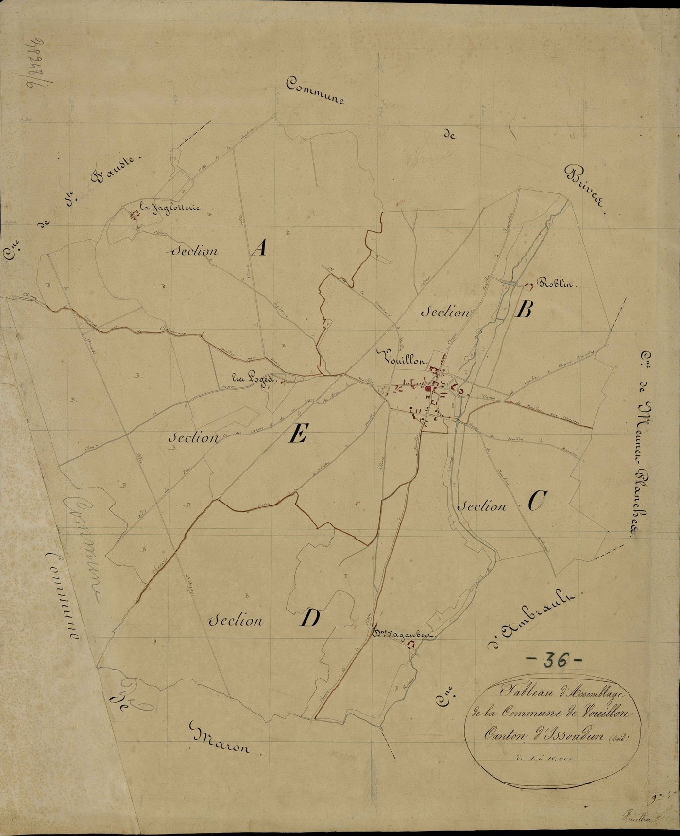 Vouillon - Tableau d'assemblage.
