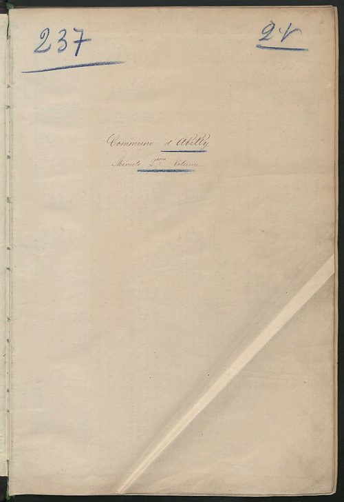 Matrice des propriétés non bâties, fol. 489 à 1088.