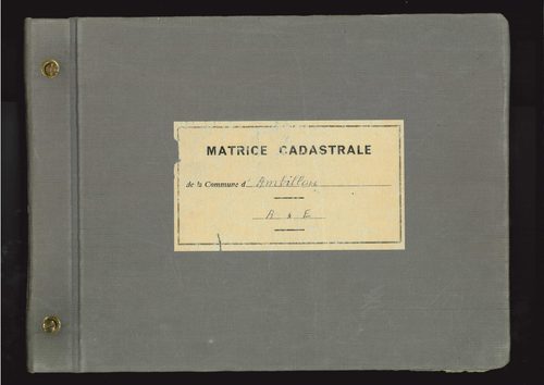 Table des comptes de la matrice. Comptes actifs personnes morales et A-E.