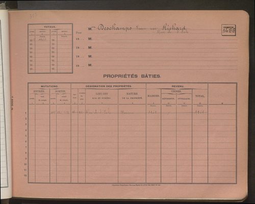 Comptes supprimés 1481-1760.