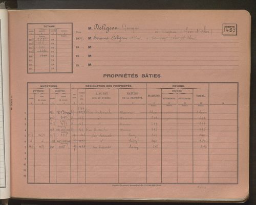 Comptes supprimés 1481-1760.