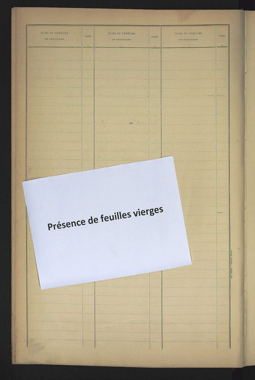 Matrice des propriétés bâties ; récapitulation ; table alphabétique des propriétaires.