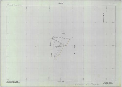 Section ZA, feuille 1a