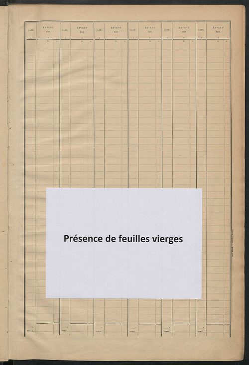Matrice des propriétés bâties ; récapitulation ; table alphabétique des propriétaires.