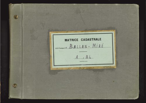 Table des comptes de la matrice. Comptes actifs personnes morales et A - Bl.