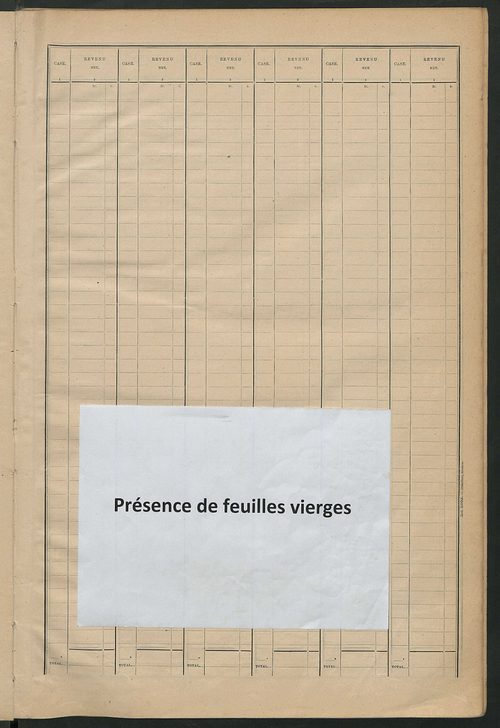 Matrice des propriétés bâties ; récapitulation ; table alphabétique des propriétaires.