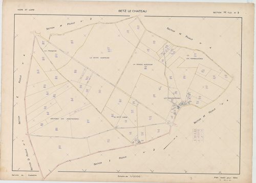 Section H, feuille 3