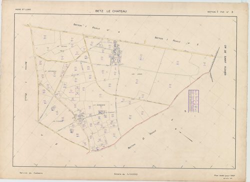 Section I, feuille 3