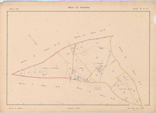 Section E, feuille 1