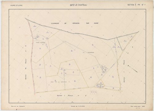 Section I, feuille 1