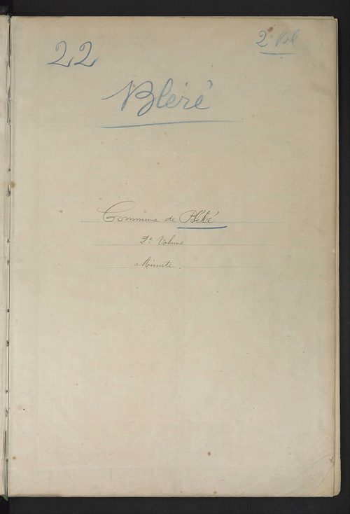 Matrice des propriétés non bâties, fol. 1 à 600.