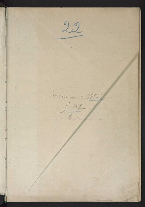 Matrice des propriétés non bâties, fol. 1801 à 2400.