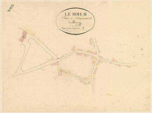 Plan d'alignement, développement section A
