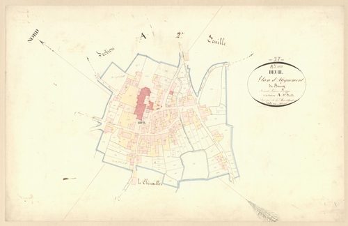 Plan d'alignement, développement section A