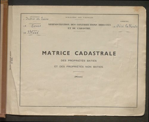 Table des comptes de la matrice. Comptes actifs personnes morales et A - Dele.