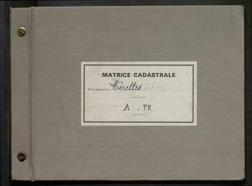 Table des comptes de la matrice. Comptes actifs personnes morales et A - P.