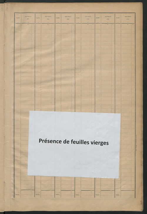 Matrice des propriétés bâties ; récapitulation ; table alphabétique des propriétaires.