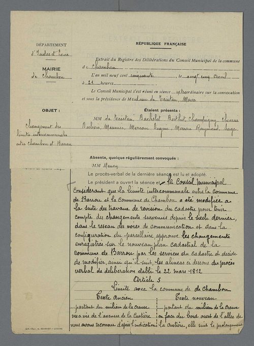 Chambon (1812, 1950)