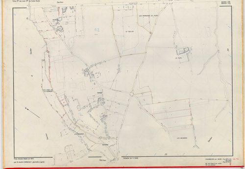 Section ZT, feuille 1a ; section ZS, feuille 1b