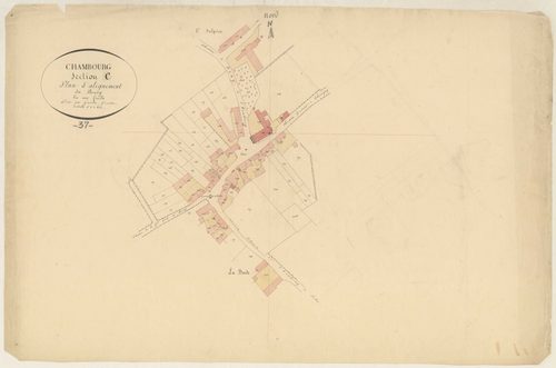Plan d'alignement, développement section C