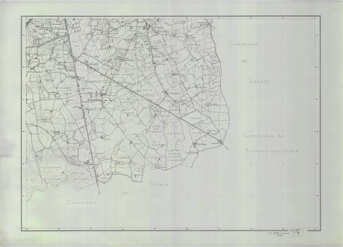 Groupement d'urbanisme de Tours, planche 6 : Chambray-lès-Tours (1957)