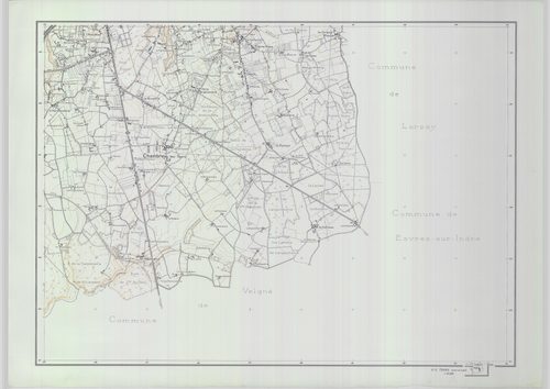 Groupement d'urbanisme de Tours, planche 9 : Chambray-lès-Tours (1962)