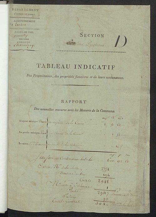 Sections D et E.