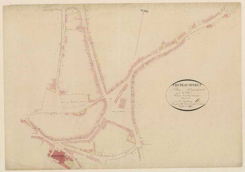 Plan d'alignement, développement section B, deuxième feuille