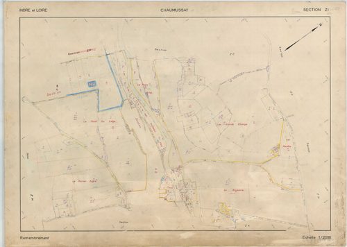 Sections ZI et ZP, feuille 1c
