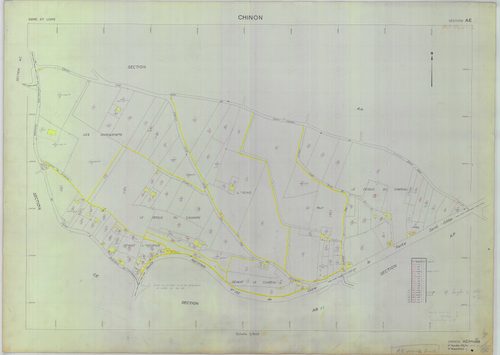 Section AE, feuille 1a