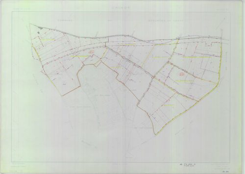 Section ZC, feuille 1b, et ZD, feuille 1a