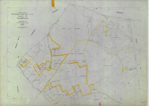 Section ZO, feuille 1, et ZN, feuille 1b