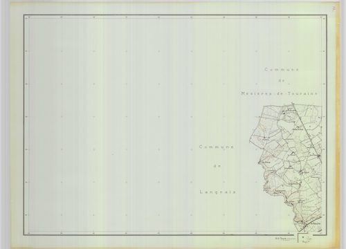 Groupement d'urbanisme de Tours, planche 6 : Cinq-Mars-la-Pile (1963)