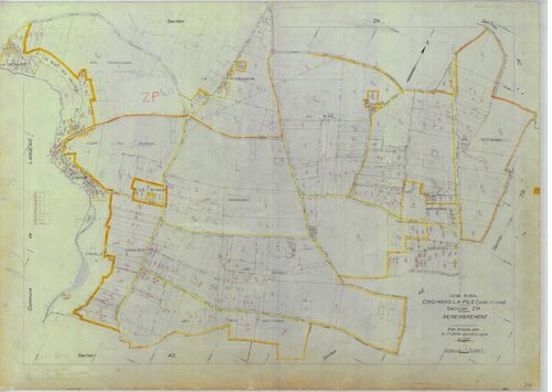 Section ZM, feuille 1, et ZP, feuille 1a