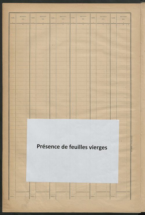 Matrice des propriétés bâties ; récapitulation ; table alphabétique des propriétaires.